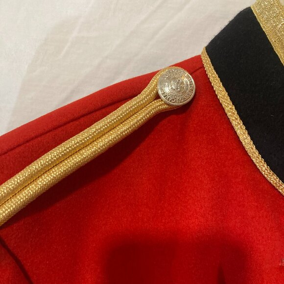 Vtg Canadian military college red mess army mens  jacket sz small - Picture 5 of 8